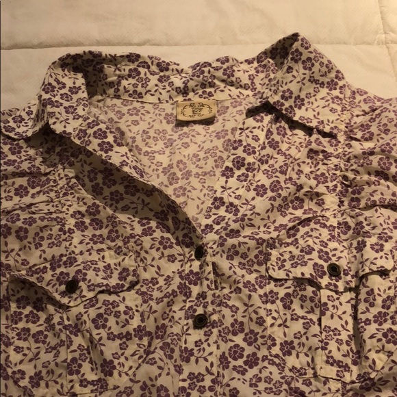 Vintage DCC Missy floral button down women’s - Picture 5 of 8
